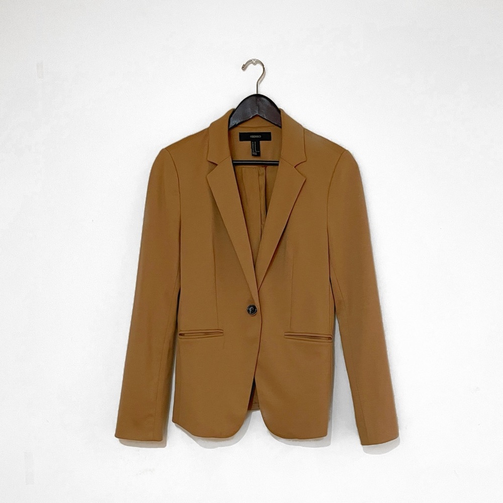 Forever 21 Tan Blazer Size Medium
